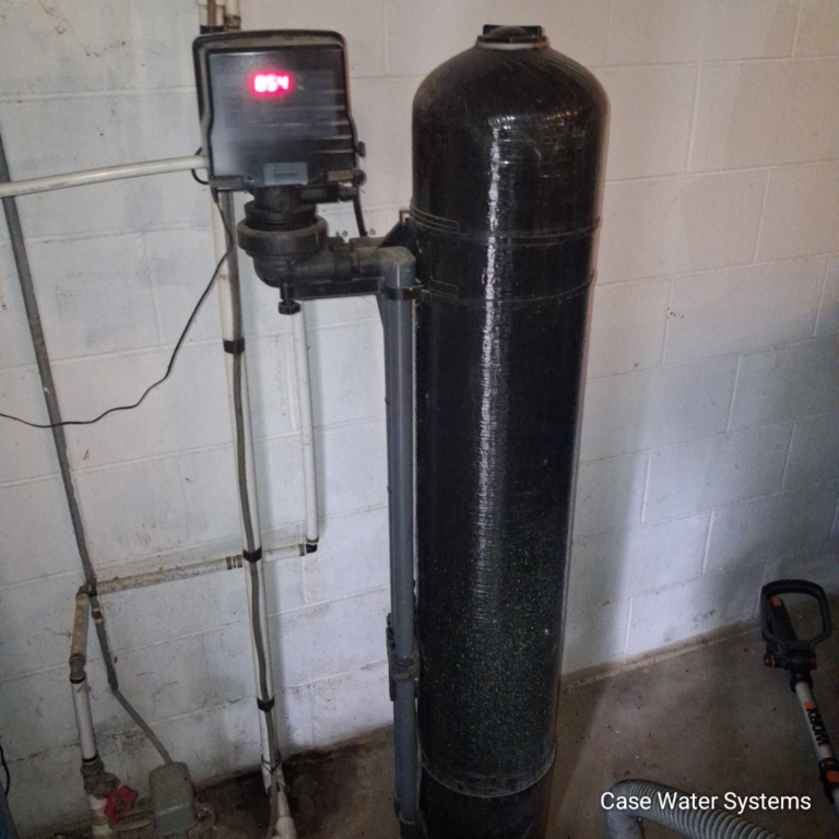Iron filter system installed by Case Water Systems