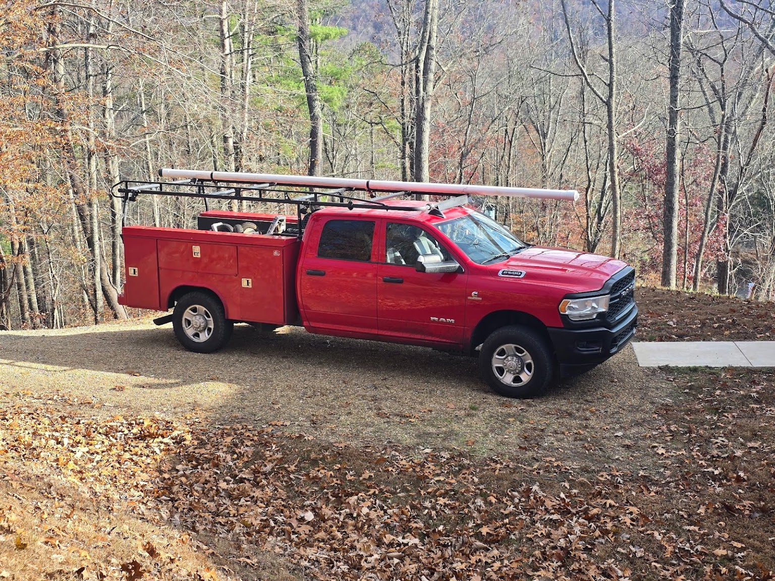 Case Water Systems service truck in Candler North Carolina